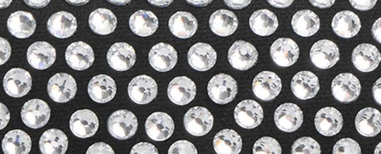 基本款半翻蓋式水晶裝飾卡夾