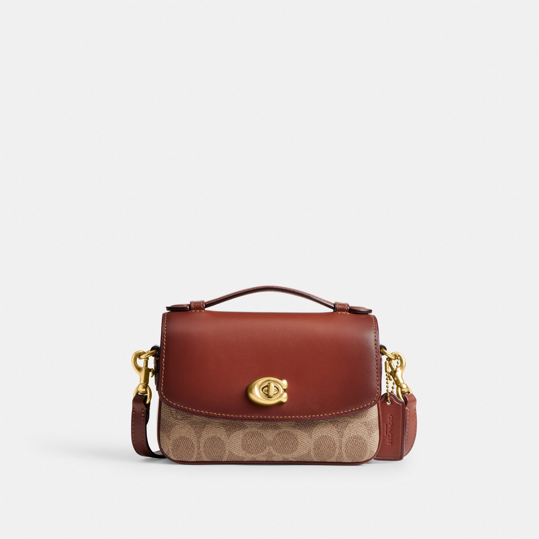 CASSIE 17 經典SIGNATURE 帆布斜背手袋| COACH 官方網站Official page