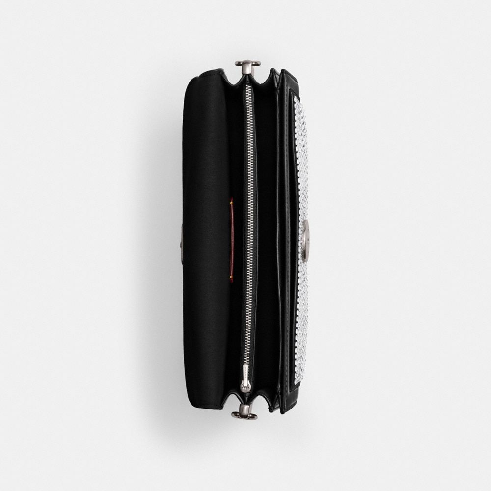 TABBY 28 水晶裝飾單肩手袋