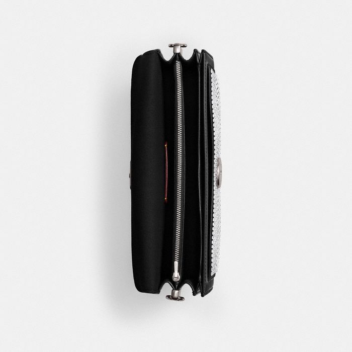 TABBY 28 水晶裝飾單肩手袋