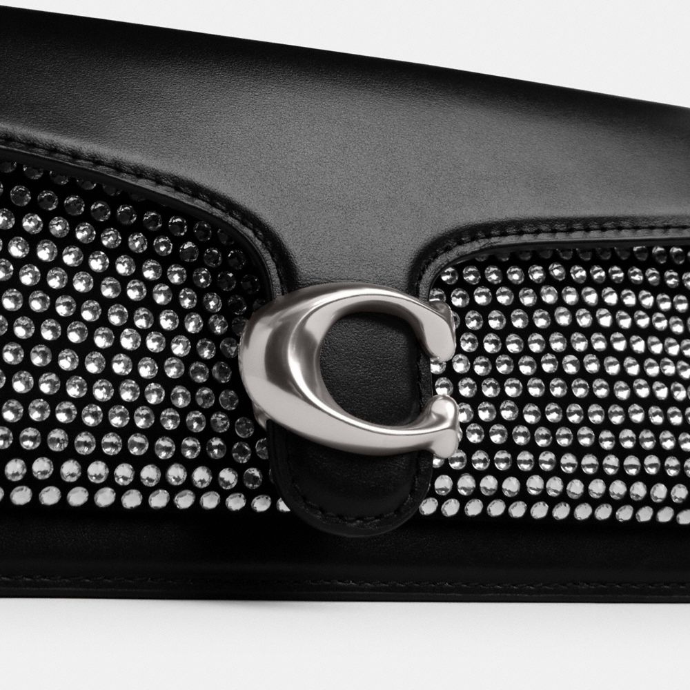 TABBY 28 水晶裝飾單肩手袋