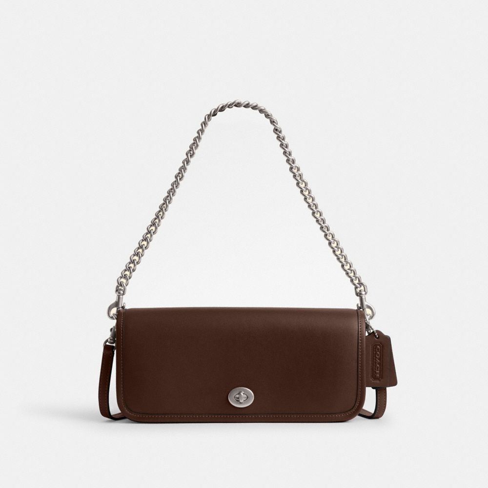 COACH CW641 Dinky Bag SILVER/MAPLE