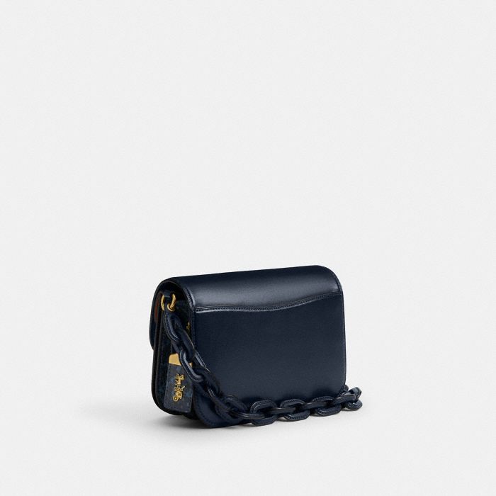 IDOL BAG WITH SNAKESKIN DETAIL
