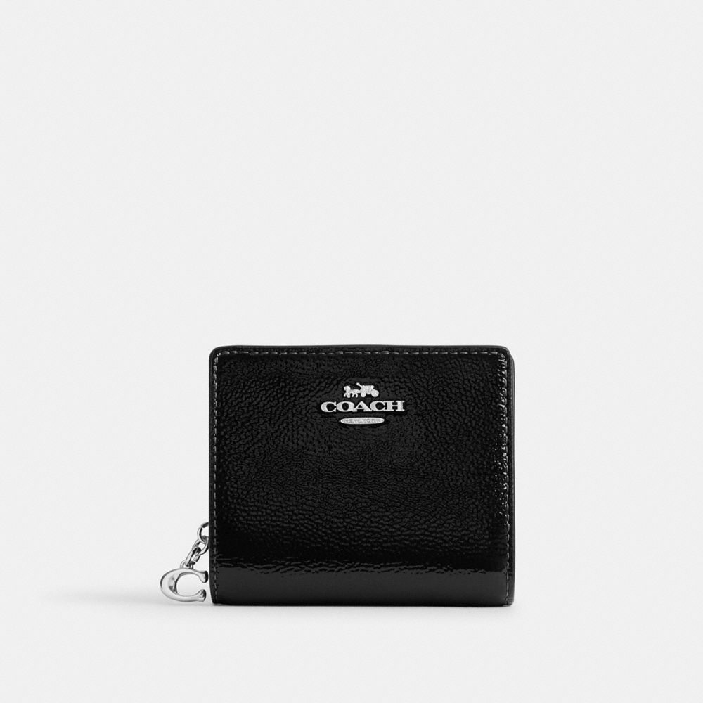 COACH CW790 Snap Wallet SILVER/BLACK
