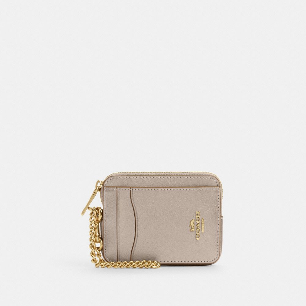 Zip Card Case - CW890 - Gold/Light Champagne