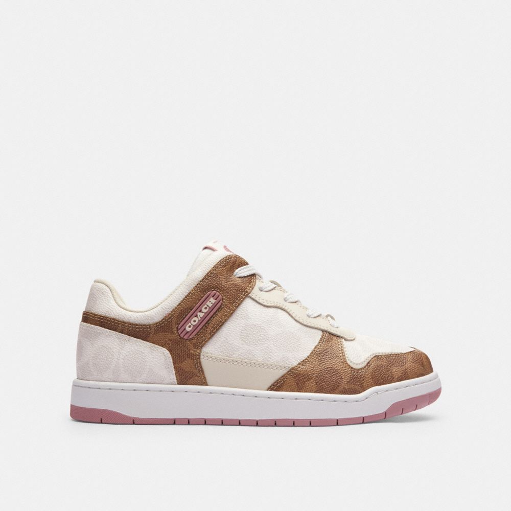 C201 LOW TOP SNEAKER IN SIGNATURE CANVAS