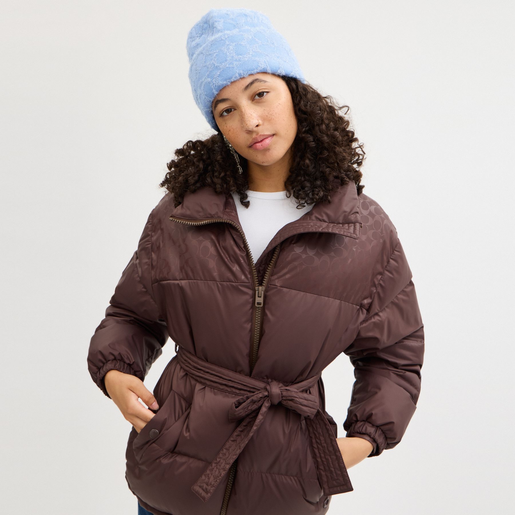Marc O Polo M09605901141 Mütze shaded brown melange *