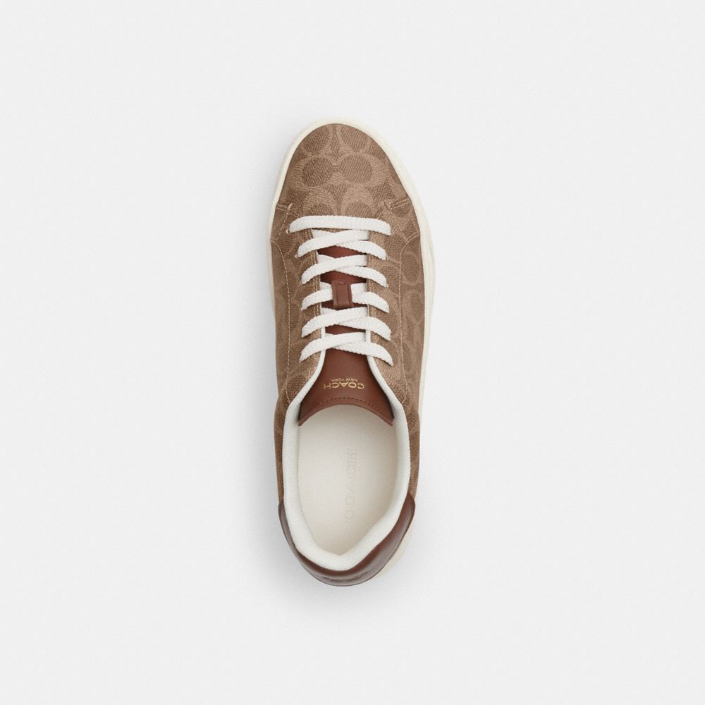 HIGH LINE SNEAKER IN SIGNATURE CANVAS