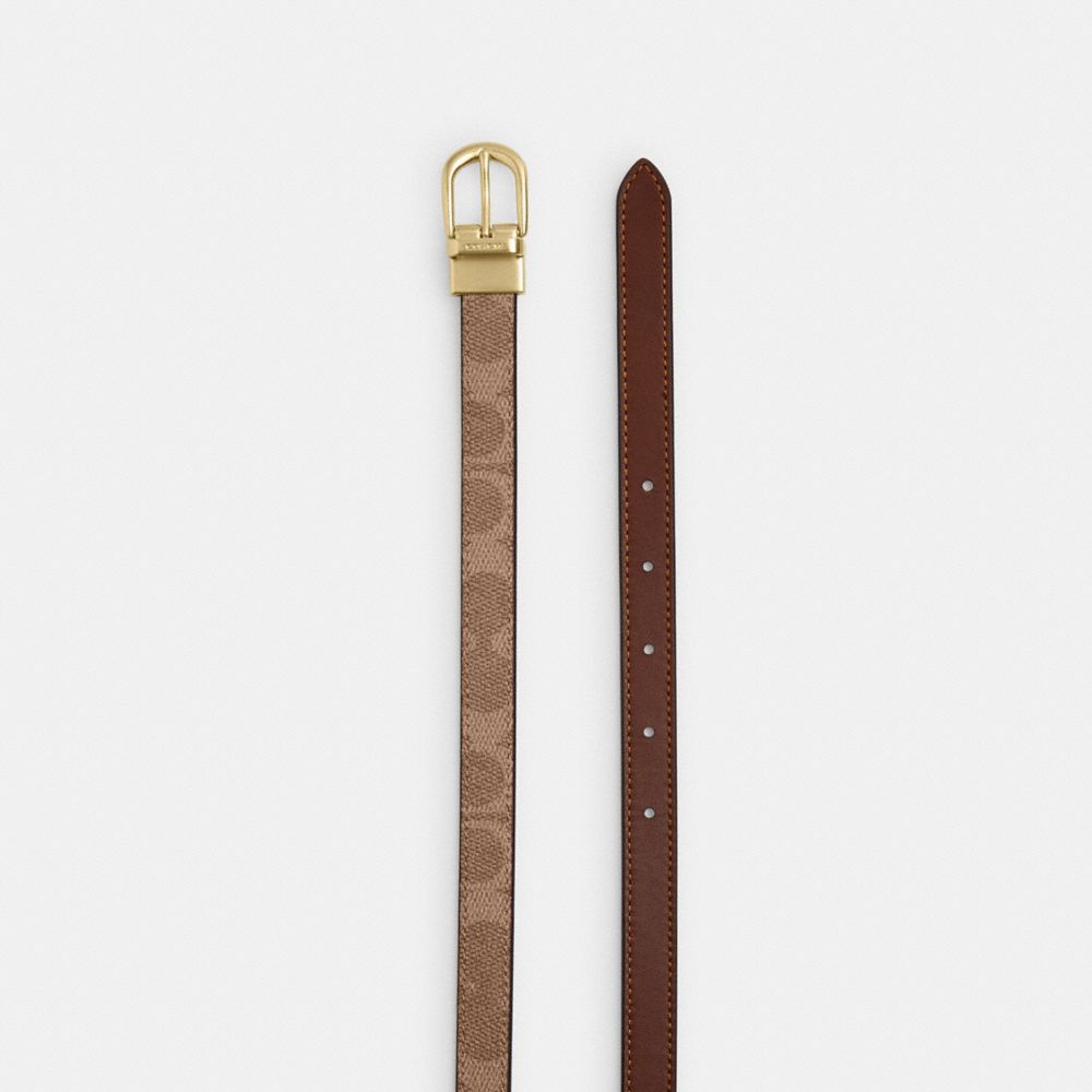 CLASSIC BUCKLE CUT-TO-SIZE REVERSIBLE BELT, 18MM