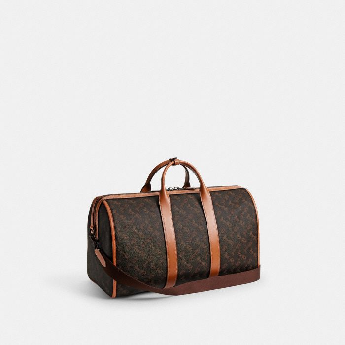 GOTHAM DUFFLE BAG 45 WITH HORSE AND CARRIAGE PRINT
