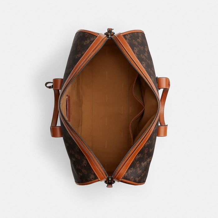 GOTHAM DUFFLE BAG 45 WITH HORSE AND CARRIAGE PRINT
