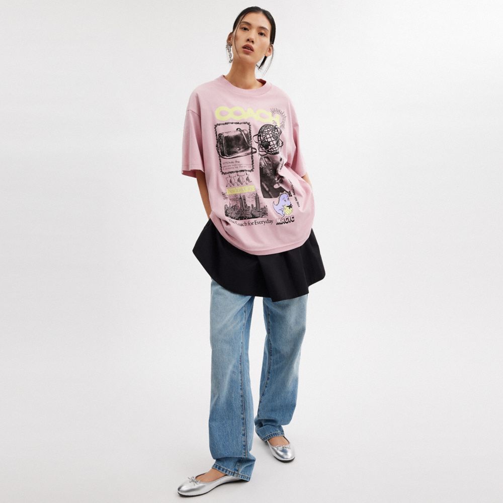 RELAXED GRAPHIC T-SHIRT IN ORGANIC COTTON