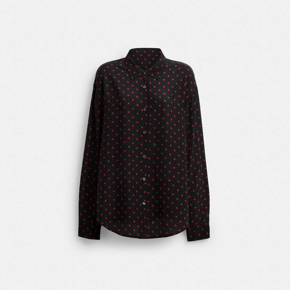 [Sale] 애플 도트 버튼 다운 셔츠