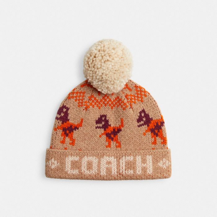REXY FAIR ISLE PRINT BEANIE