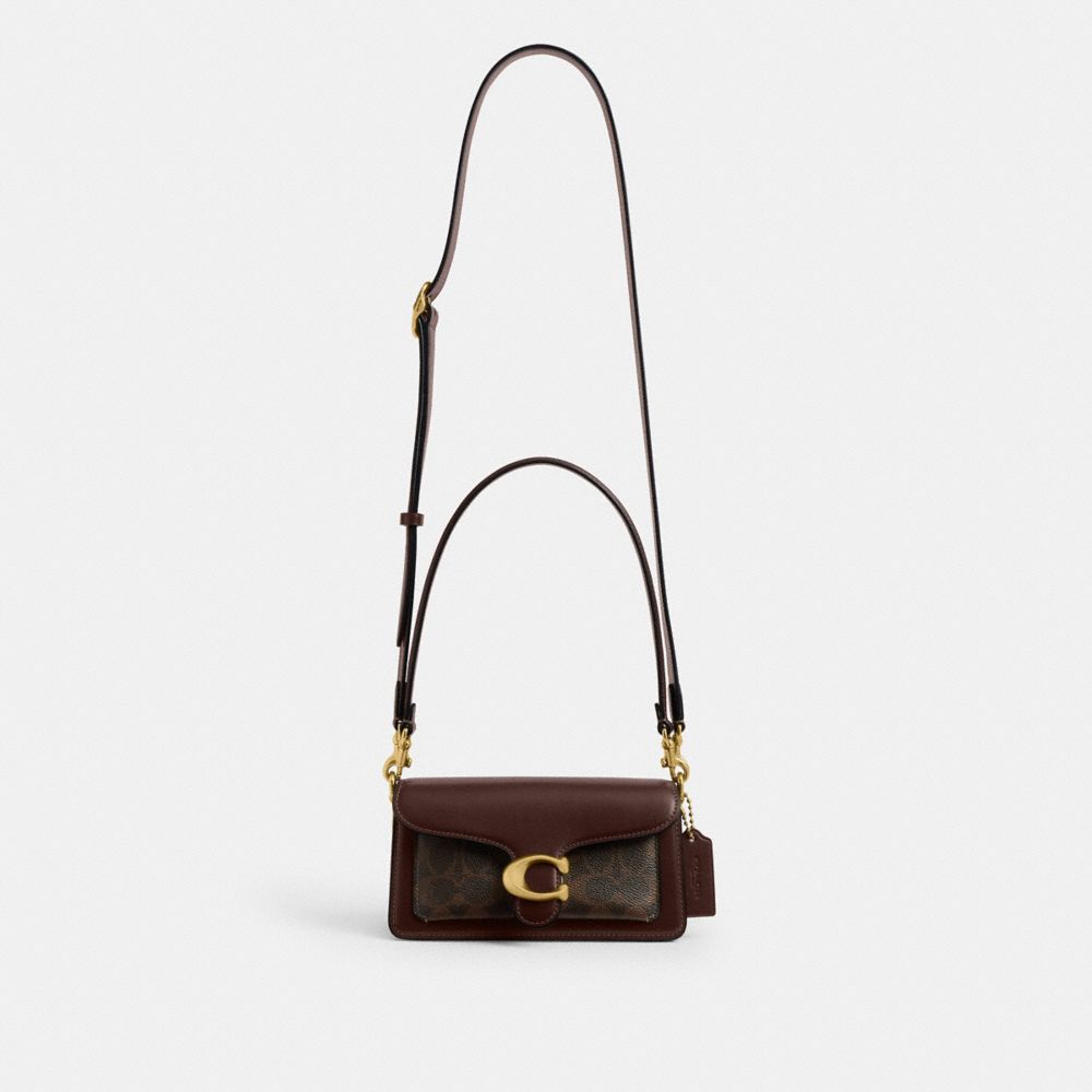 TABBY SHOULDER BAG 20 IN SIGNATURE CANVAS