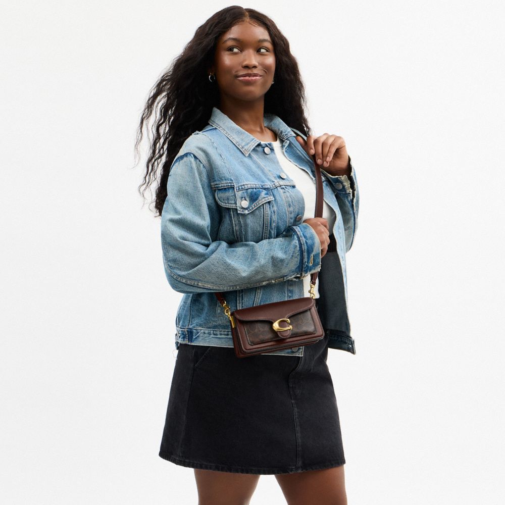 TABBY SHOULDER BAG 20 IN SIGNATURE CANVAS
