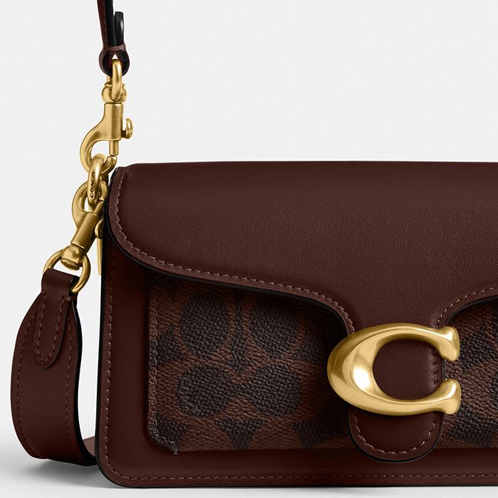 TABBY SHOULDER BAG 20 IN SIGNATURE CANVAS