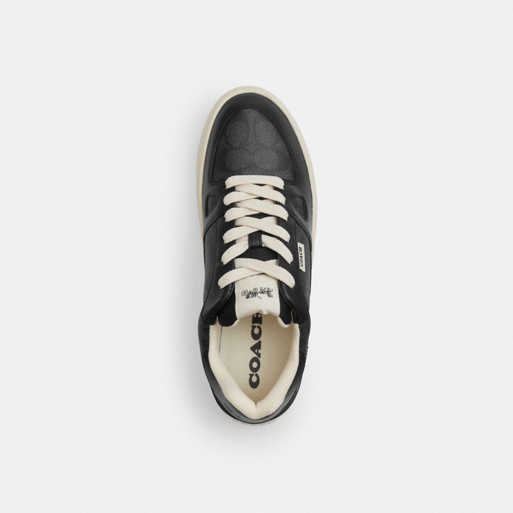 CLIP COURT LOW TOP SNEAKER IN SIGNATURE CANVAS