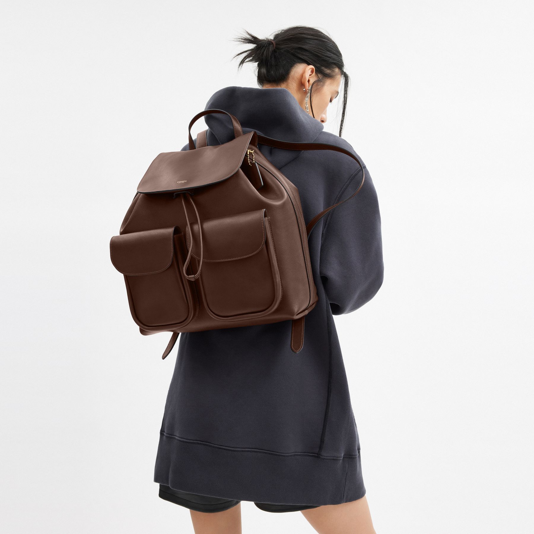 Coach★クロスビー バックパック CY279 B4MPL Coach Crosby large Backpack CY279 Black | eBay