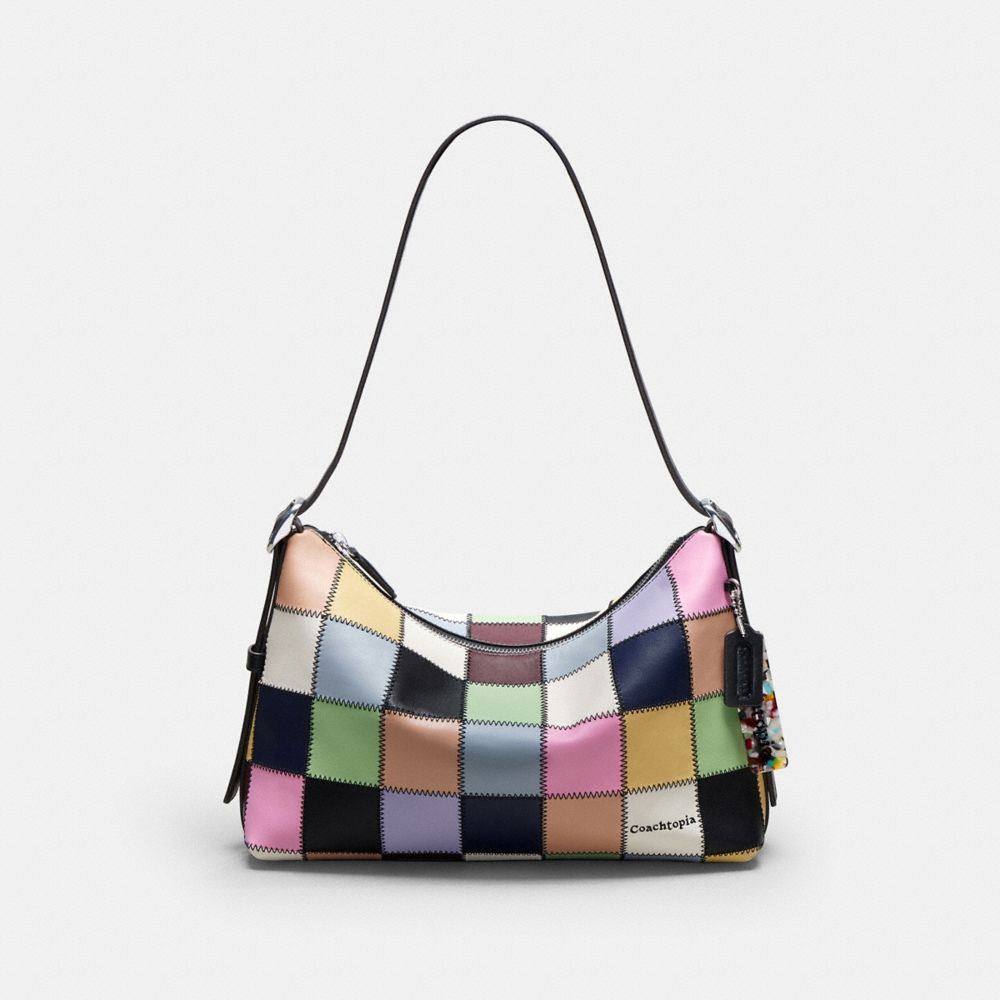 COACH CY360 Alter/ego Shoulder Bag In Checkerboard Upcrafted Leather MULTI