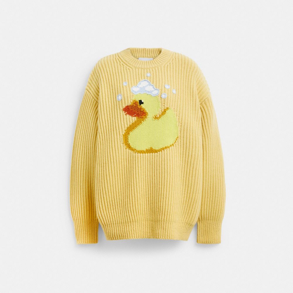 [Sale] 크루넥 덕 스웨터 인 리사이클드 울 image number 0