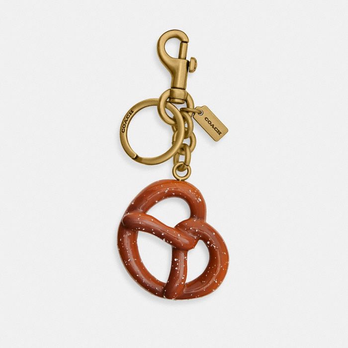 SMALL PRETZEL BAG CHARM