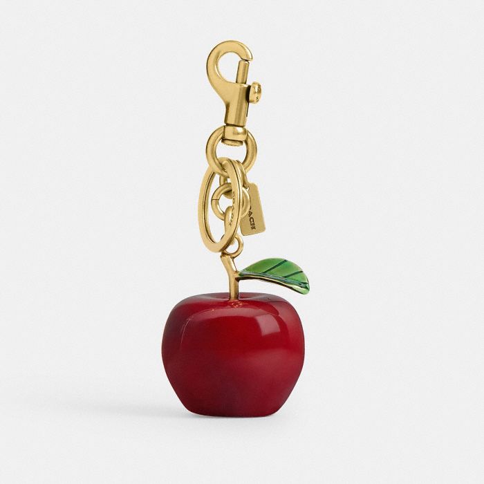 SMALL APPLE BAG CHARM