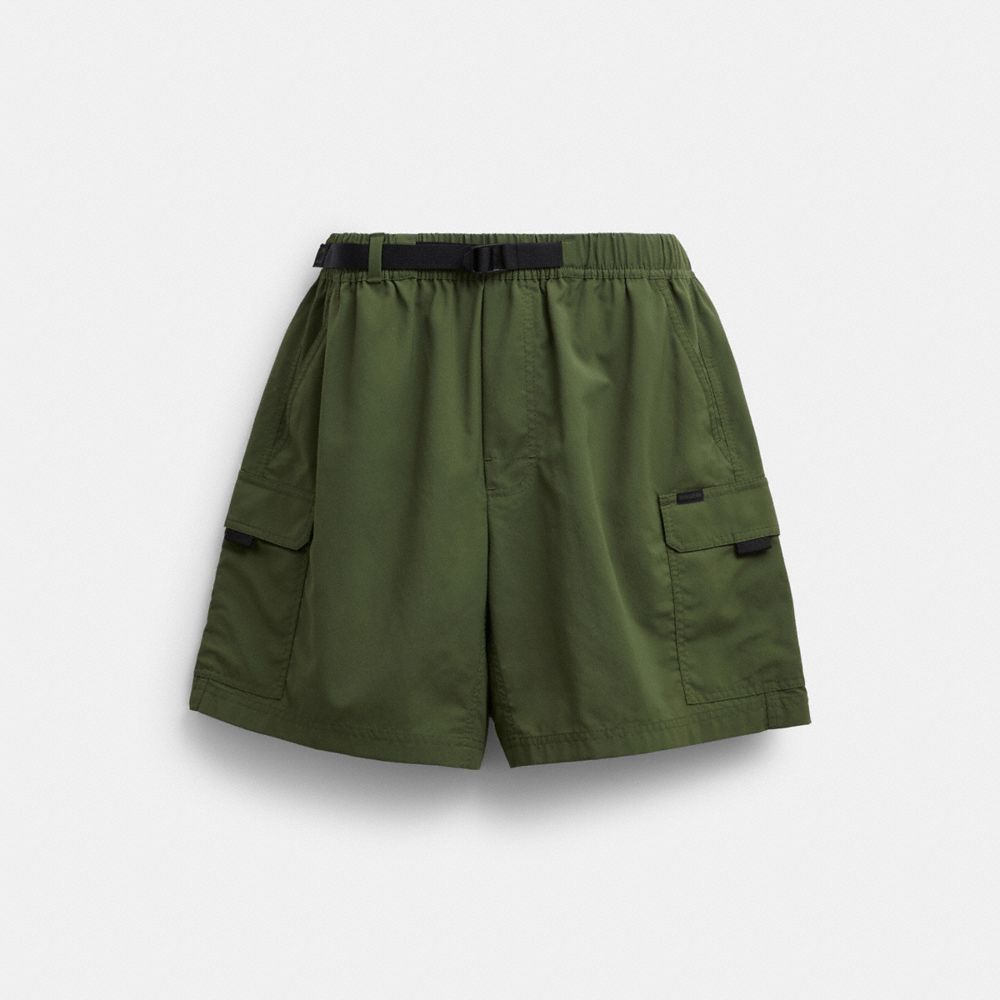 Nylon Utility Short In Recycled Nylon - CY570 - Moss
