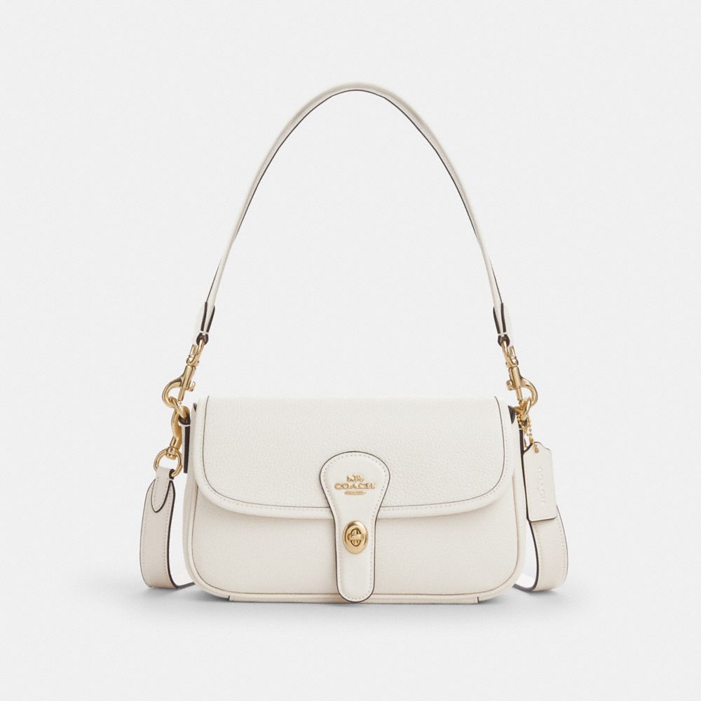 Hadley Shoulder Bag - CY683 - Gold/Chalk