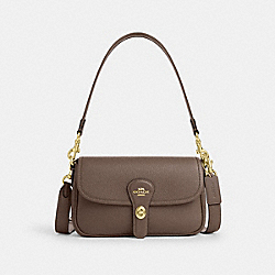 Hadley Shoulder Bag - CY683 - Gold/Dark Stone