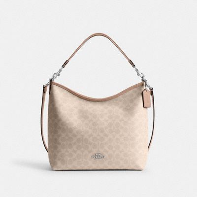 LAUREL 經典SIGNATURE 大型單肩手袋| COACH 官方網站Official page