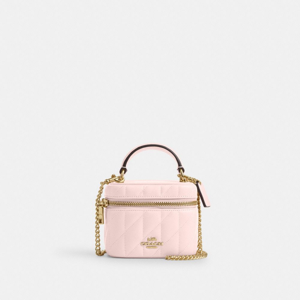 COACH Cy730 - AVA CROSSBODY BAG WITH QUILTING - GOLD/BLUSH