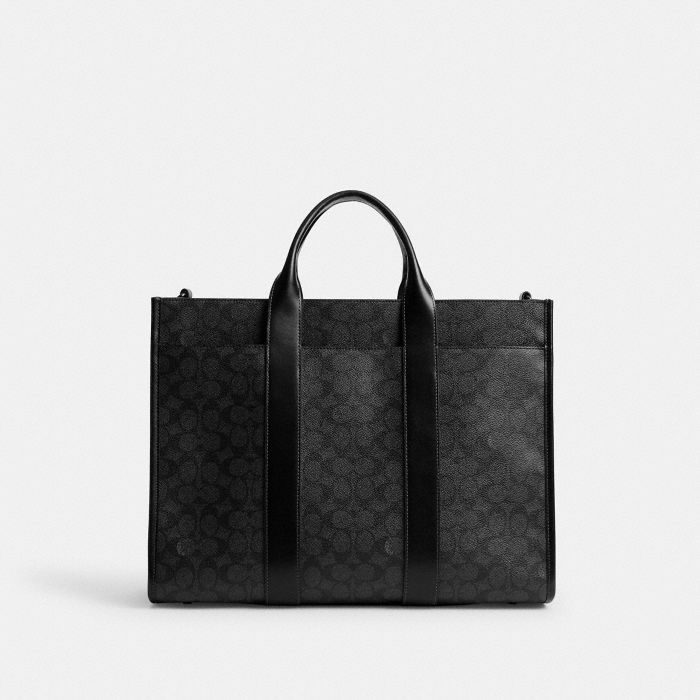 WESLEY TOTE IN SIGNATURE CANVAS