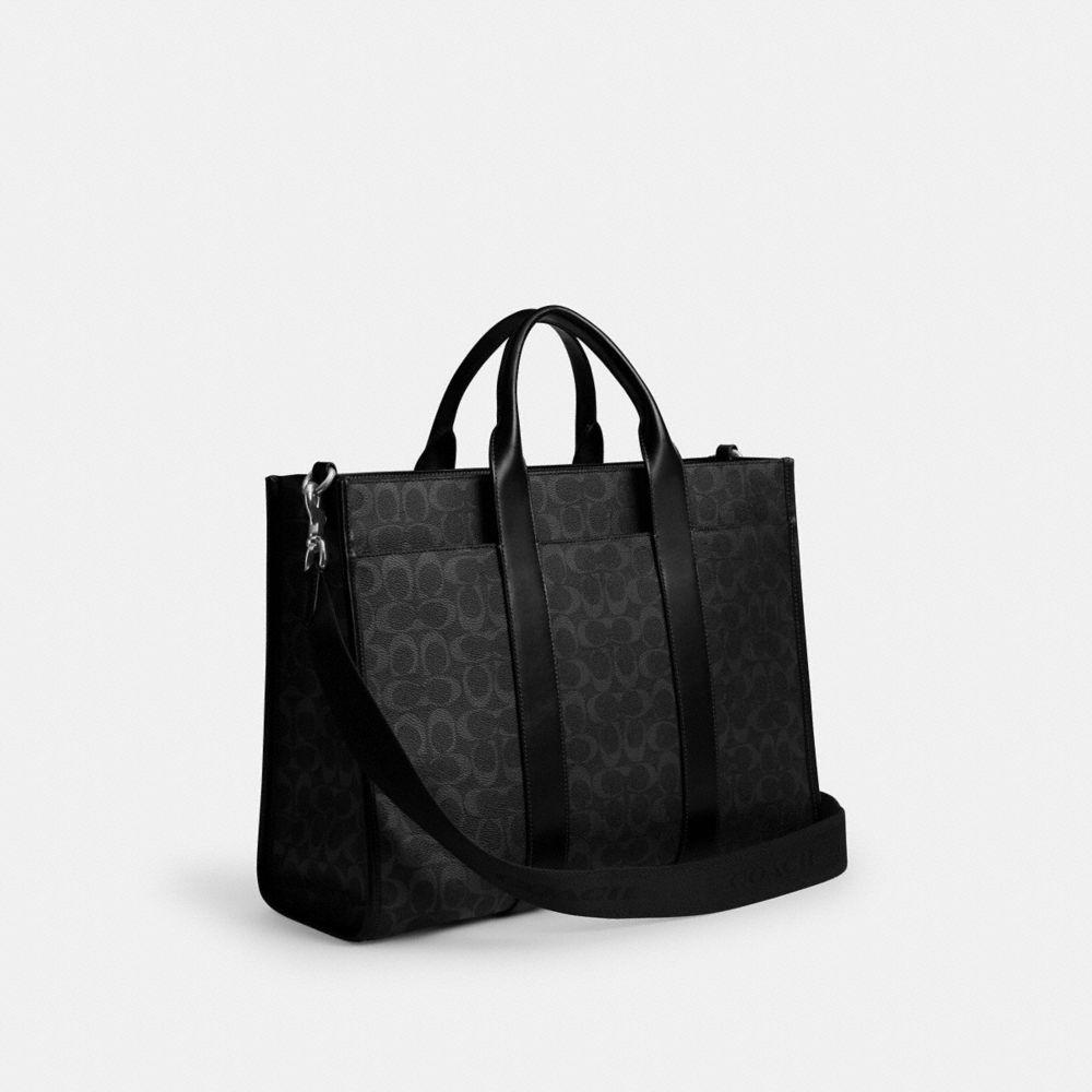 WESLEY TOTE IN SIGNATURE CANVAS