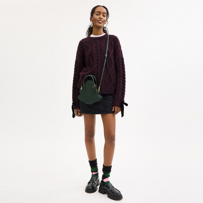 TREE BAG IN REGENERATIVE LEATHER