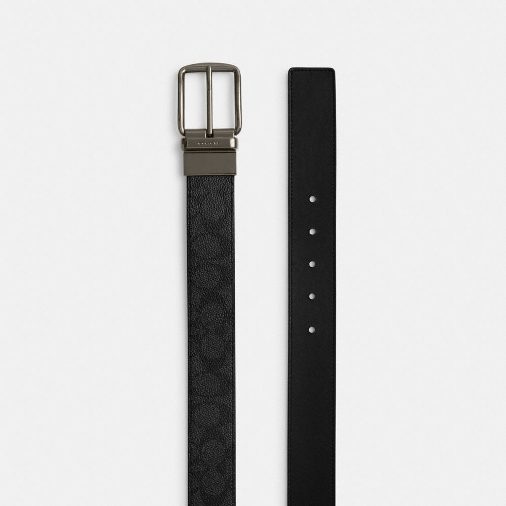HARNESS BUCKLE CUT-TO-SIZE REVERSIBLE BELT, 38MM