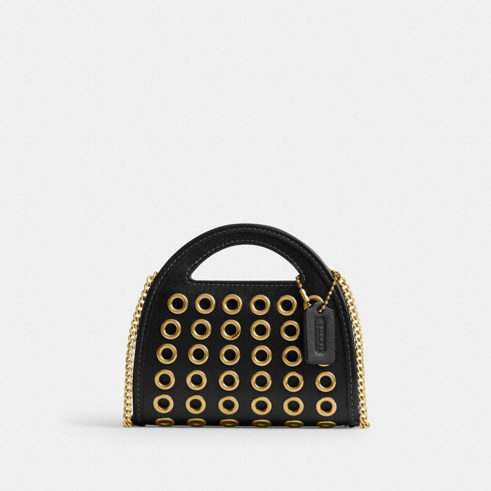 バッグ Coach Mohagany Leather Clover Hand Bag SAFARI TOTE BAG