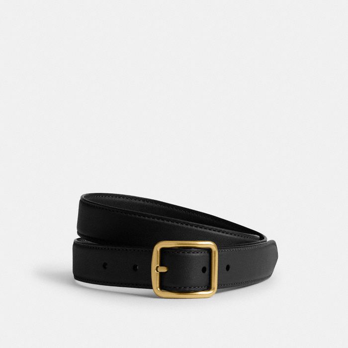 CLASSIC BUCKLE BELT WITH HIP DETAIL, 25MM