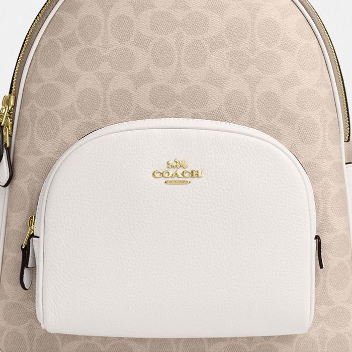 COURT BACKPACK IN SIGNATURE CANVAS display picture 1