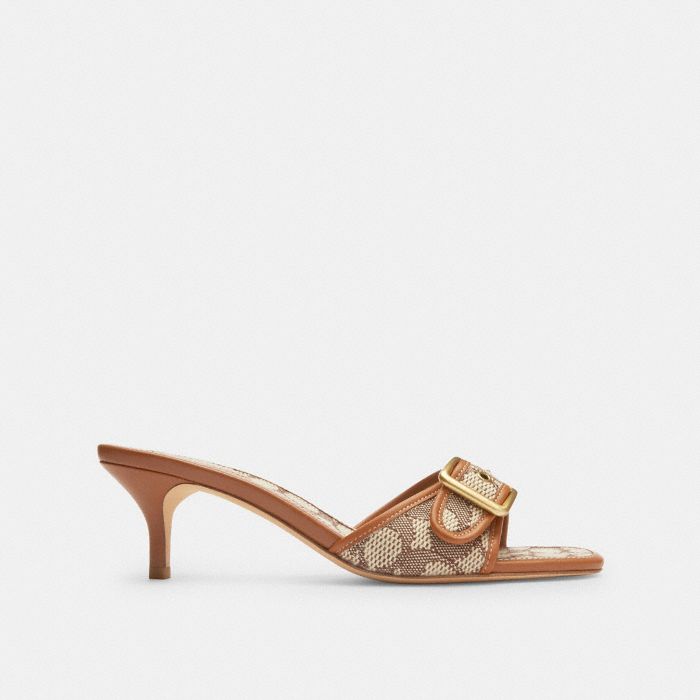 MARGOT SANDAL IN SIGNATURE TEXTILE JACQUARD