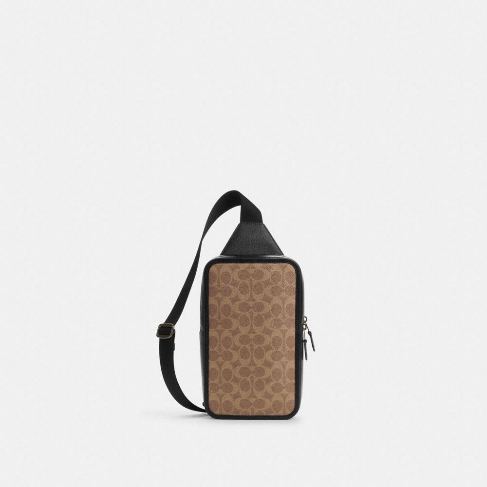 Sullivan Pack In Signature Canvas - CZ397 - Qb/Tan/Black