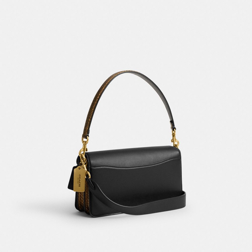 NEW YEAR TABBY SHOULDER BAG 26 WITH SNAKESKIN DETAIL 