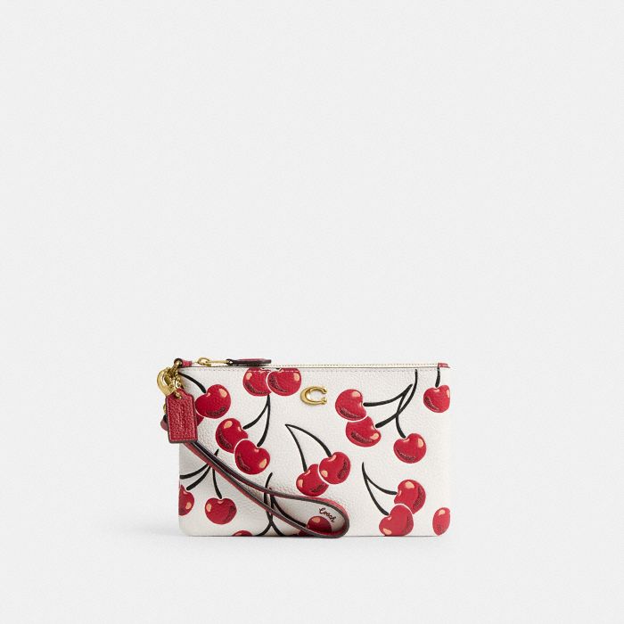 SMALL WRISTLET WITH CHERRY PRINT