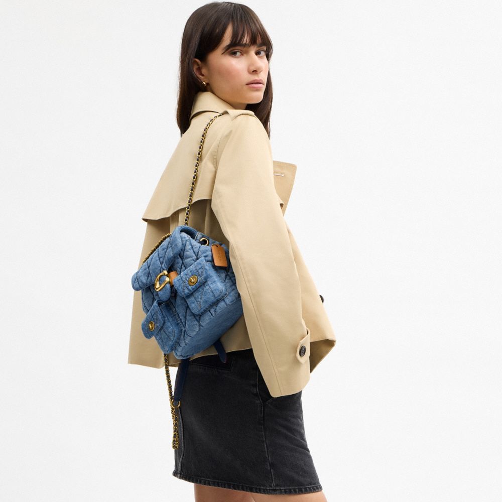 TABBY BACKPACK WITH QUILTING