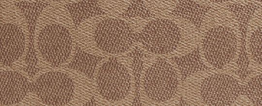 ZIP POUCH IN SIGNATURE CANVAS