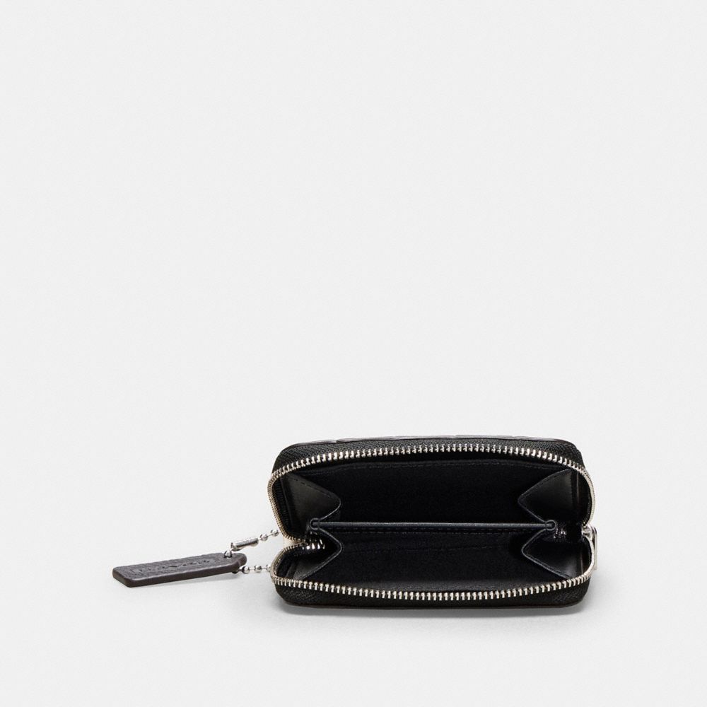 Zip Around Wallet In Checkerboard Upcrafted Leather
