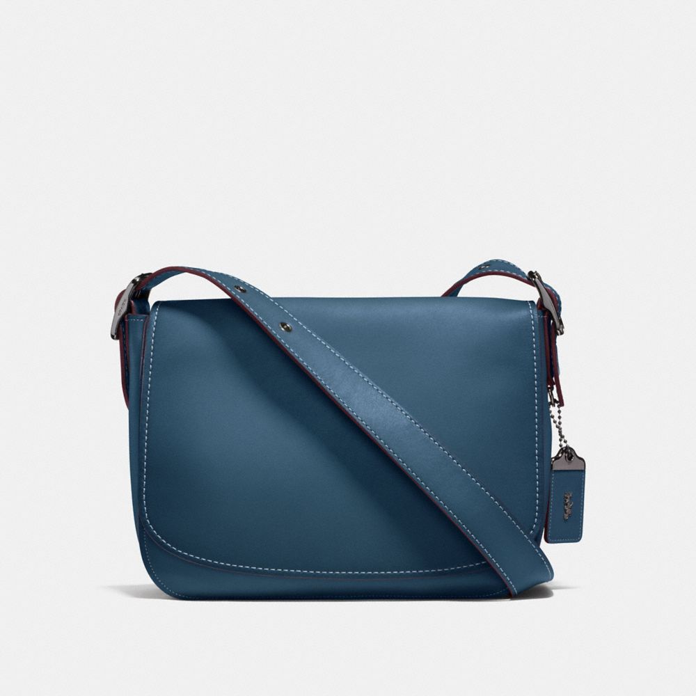 COACH F11108 - SADDLE 33 DARK DENIM/GUNMETAL