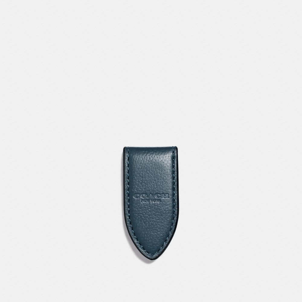 COACH F11456 Leather Money Clip DENIM