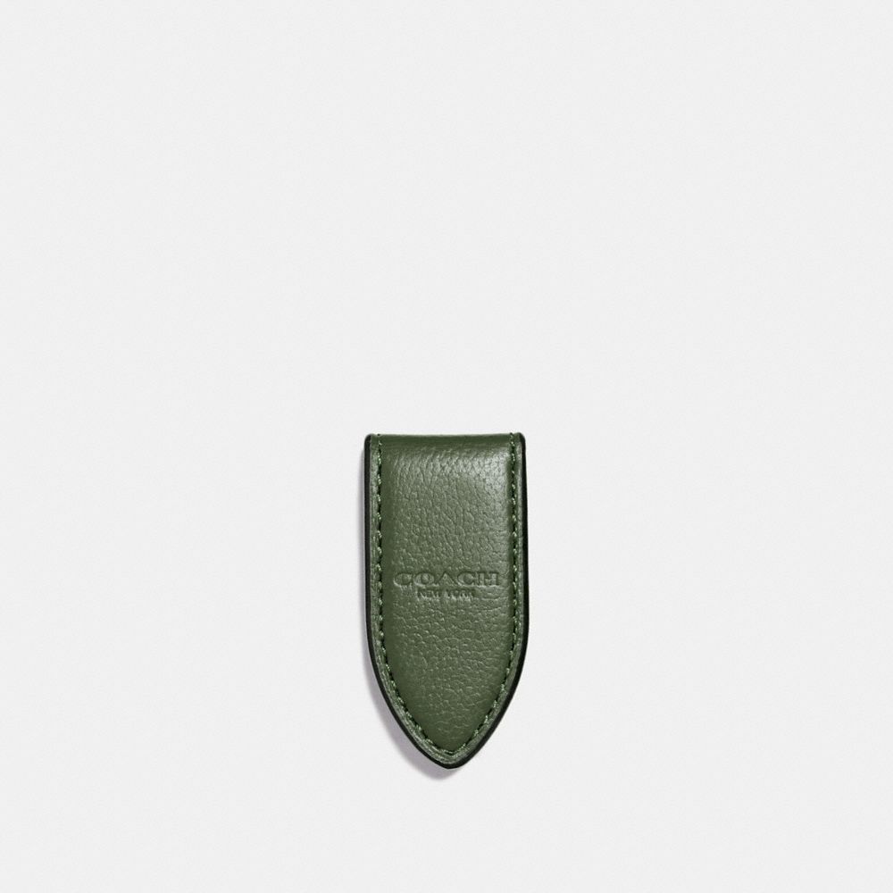 COACH F11456 Money Clip DARK GREEN