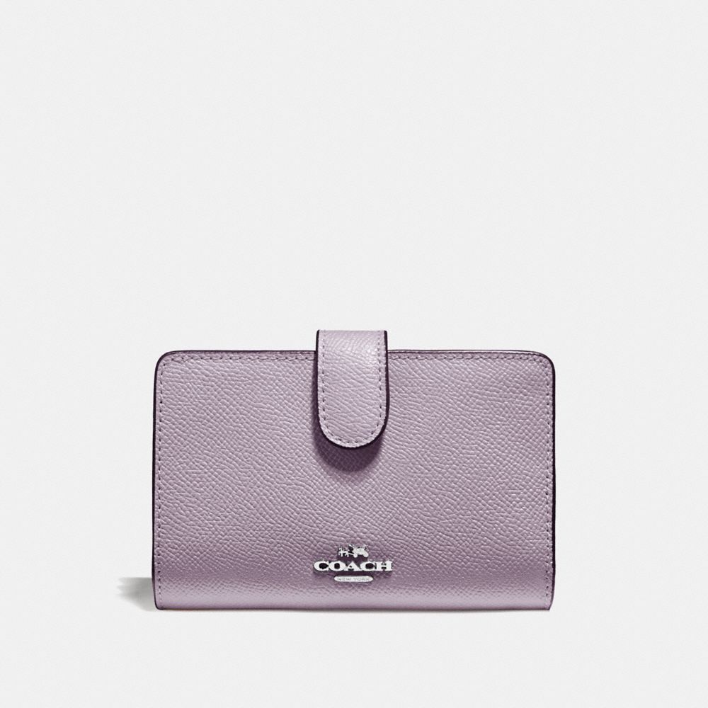 COACH MEDIUM CORNER ZIP WALLET - JASMINE/SILVER - F11484